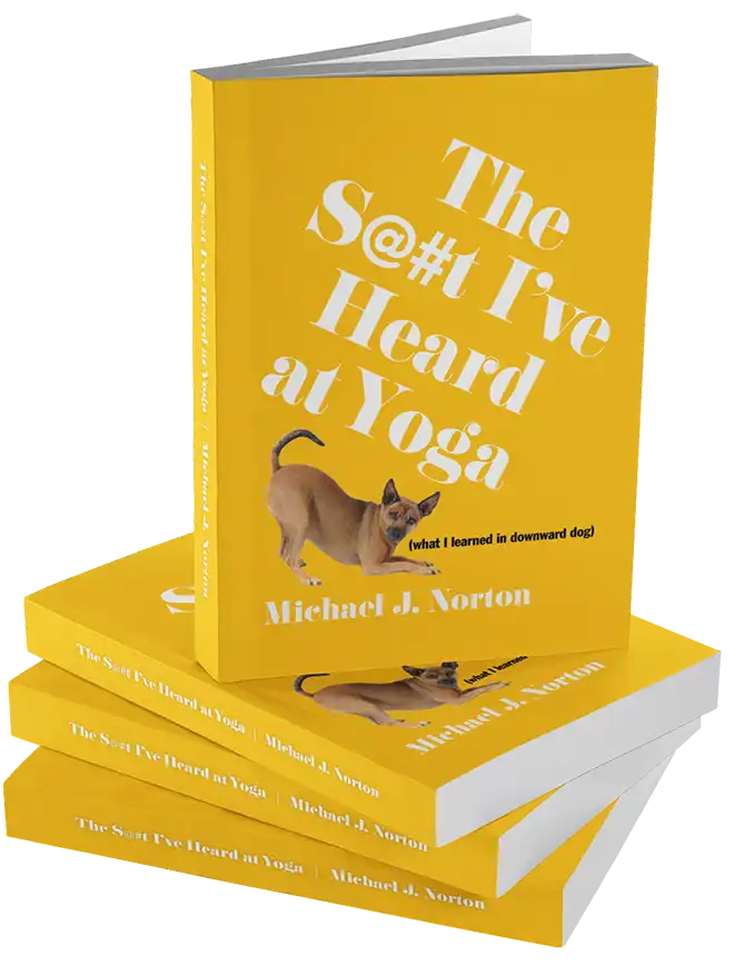 sihay_book_stack copy s@#t i heard at yoga - stack of books - michael J. norton